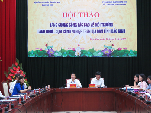 Bắc Ninh bảo vệ môi trường làng nghề, cụm công nghiệp ảnh 1